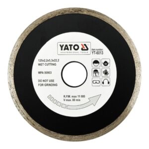 YATO DEIMANTINIS DISKAS 125 PILNAS 6013