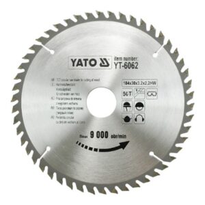 YATO DISKINIS PJŪKLO DISKAS SU KARBIDO DANTIMIS 184*50*30    6062