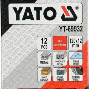 YATO TECHNINIS KREIDELIS 12vnt. RAUDONAS