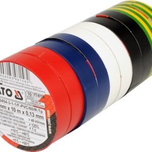 YATO ELEKTROIZOLIACINĖ JUOSTA 12mmx10m MIX/10vnt.