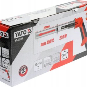 YATO TERMOPEILIS PUTOPLASTUI PVC 220mm 220W