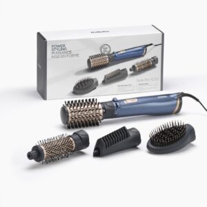 BaByliss AS965E plaukų formavimo šukos Karšto oro šepetys Šiltas Auksas, Žalsvai mėlyna 1000 W 2,5 m - Image 2
