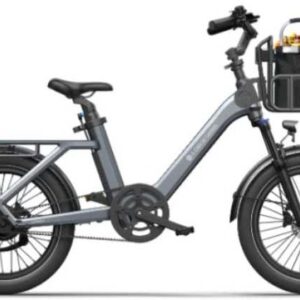 ADO Air One Ultra elektrinis dviratis pilkos spalvos - Image 4