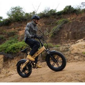 ADO Beast 20F elektrinis dviratis smėlio spalvos - Image 4