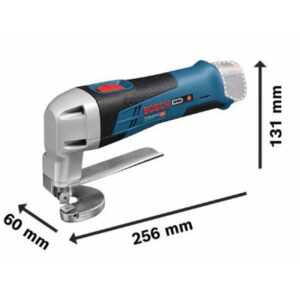 Akumuliatorinės skardos žirklės BOSCH GSC 12V-13 su priedais - Image 2
