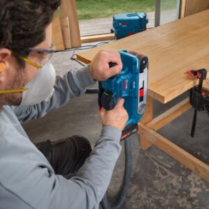 Akumuliatorinis juostinis šlifuoklis BOSCH GBS 18V-75 Solo - Image 5