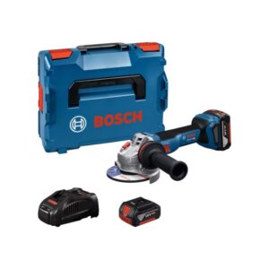 Akumuliatorinis kampinis šlifuoklis BOSCH GWS 18V-11 S LB su priedais