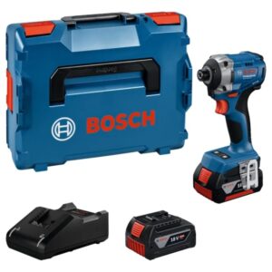 Akumuliatorinis smūginis suktuvas BOSCH GDR 18V-215 2x4,0Ah, GAL 18V-40, L