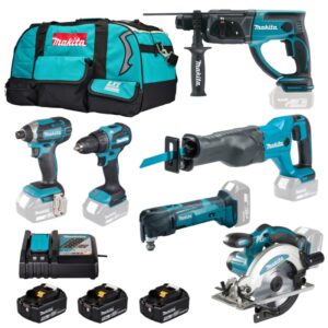 Akumuliatorinių įrankių rinkinys MAKITA DLX6135TX1 - Image 2