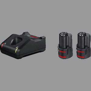 Akumuliatorių ir įkroviklio komplektas BOSCH GBA 12V 2,0Ah
