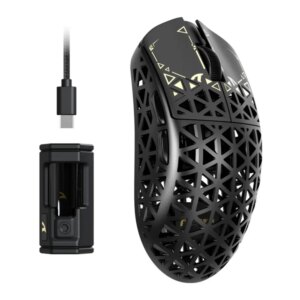 ATTACK SHARK R5 Ultra Wireless Belaidė Žaidimų Pelė | Black