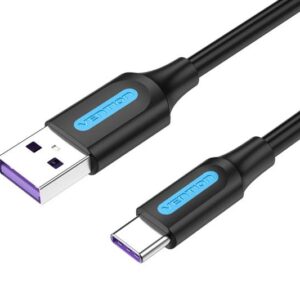 CABLE USB-C TO USB2.0/1M PVC BLACK CORBF VENTION