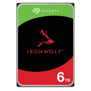 HDD|SEAGATE|IronWolf|6TB|SATA|256 MB|5400 rpm|Discs/Heads 4/8|3,5"|ST6000VN006