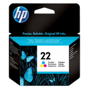 HP C9352AE ink cartridge No. 22, tricolor