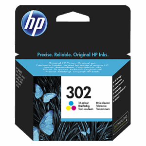 HP 302 ink cartridge, tricolor