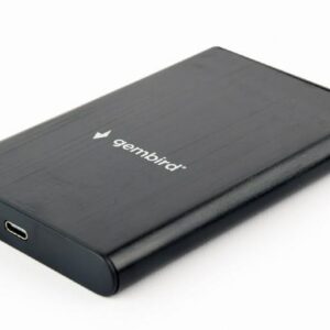 HDD CASE EXT. USB-C 2.5"/BLACK EE2-U3S-6 GEMBIRD