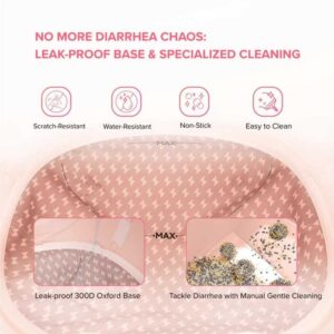 CATLINK BayMax Scooper SE PINK savaime išsivalantis automatinis išmanus kačių tualetas su APP - Image 2