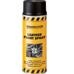 Aerozoliniai juodi odos-vinilo dažai 0.4L CHAMAELEON
