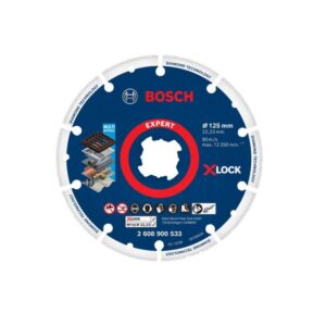 Deimantinis diskas metalui BOSCH X-LOCK 125x22,23mm