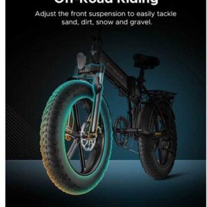 ENGWE EP-2 PRO 750W elektrinis dviratis Fat bike pilkos spalvos - Image 2