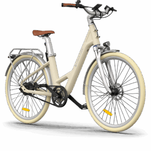 ADO Air 28 Pro elektrinis dviratis kreminės spalvos - Image 2