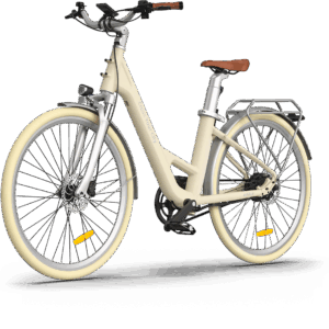 ADO Air 28 Pro elektrinis dviratis kreminės spalvos - Image 4