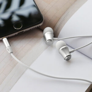 Borofone Earphones BM29 Gratified with microphone silver - Image 4