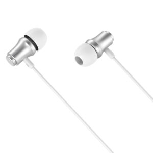 Borofone Earphones BM29 Gratified with microphone silver - Image 2