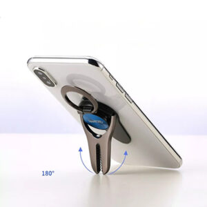 REMAX Ring holder - RL-BK01 stand and air vent mount Red - Image 4