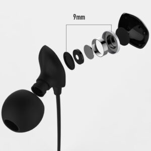 REMAX Earphones - RM-550 juodos spalvos - Image 4