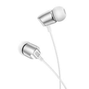 Borofone Earphones BM66 New Sound with microphone silver - Image 3