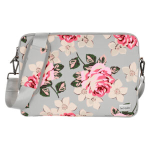 Wonder Sleeve Laptop 13-14 inches grey and roses - Image 5