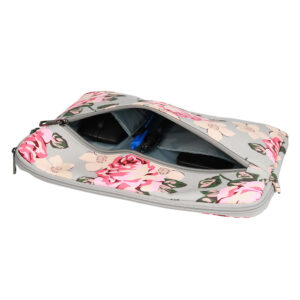 Wonder Sleeve Laptop 13-14 inches grey and roses - Image 6