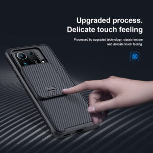 Nillkin CamShield Pro PC+TPU Dėklas for Xiaomi Mi 11 Pro black - Image 8