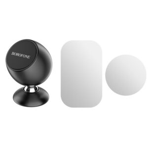Borofone Car holder BH41 Triumphant magnetic, stick-on base black - Image 2