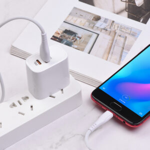 Borofone Cable BX37 Wieldy - USB to Micro USB - 1 metre white - Image 3