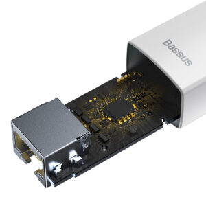 Baseus Adapter Lite Series - USB to RJ45 - 1000 Mbps (WKQX000102) white - Image 6