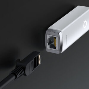Baseus Adapter Lite Series - USB to RJ45 - 1000 Mbps (WKQX000102) white - Image 9