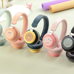 GJBY headphones - BLUETOOTH CA-030 Dinosaur oranžinės spalvos - Image 2