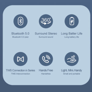 Awei Portable Bluetooth Speaker Y335 Mini TWS Beige - Image 4