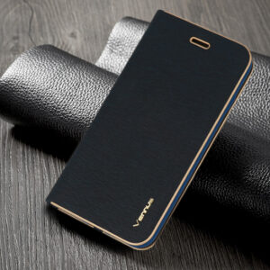 Vennus Book Dėklas with frame skirtas Apple iPhone 14 navy - Image 5