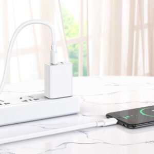 Borofone Cable BX81 Goodway - USB to Micro USB - 2,4A 1 metre white - Image 3