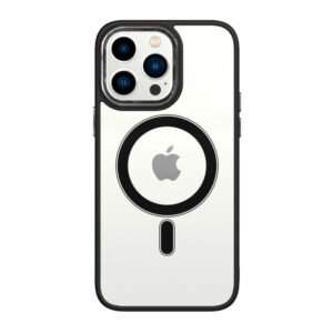 Tel Protect Magnetic Clear Dėklas skirtas Apple iPhone 12 Pro Max juodos spalvos - Image 2