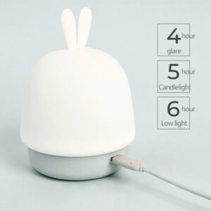 Night lamp W-008 Rabbit pink - Image 3