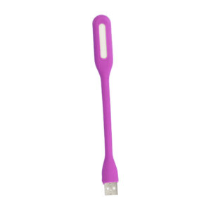Mini LED Lamp Silicone USB Purple - Image 2