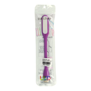 Mini LED Lamp Silicone USB Purple - Image 3