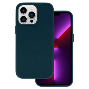 MagSafe Leather Dėklas Apple iPhone 13 Pro Navy - Image 2