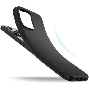 Back Dėklas MATT skirtas Samsung Galaxy A10 juodos spalvos - Image 4