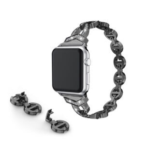 Bracelet loop skirtas Apple Watch 38/40/41 design 3 black - Image 4