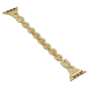 Bracelet loop skirtas Apple Watch 42/44/45 design 3 gold - Image 4